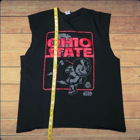 Vintage Y2k OHIO STATE BUCKEYES X STAR WARS Crossover Shirt Size XL - Picture 3 of 4